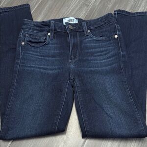 PAIGE Blue Straight Leg Jeans Classic Style